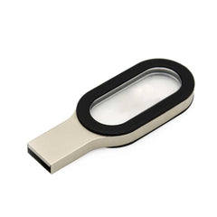 Custom Printed Metal with Crystal USB | Logo Branding Corporate Gift | UAE Delivery | Yalla Printing UAE