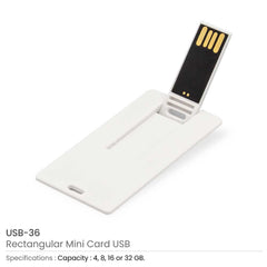 Custom Printed Mini Card USB Flash | Logo Branding Corporate Gift | UAE Delivery | Yalla Printing UAE