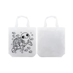 Custom Printed Mini Non - Woven Bags 100Gsm With 4Color Markers & Imprinted Turtle Outline | Exhibitions, Conferences, Corporate Events | Yalla Printing UAE