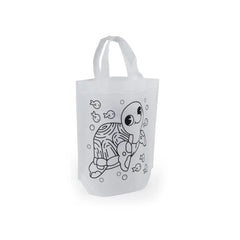 Custom Printed Mini Non - Woven Bags 100Gsm With 4Color Markers & Imprinted Turtle Outline | Exhibitions, Conferences, Corporate Events | Yalla Printing UAE