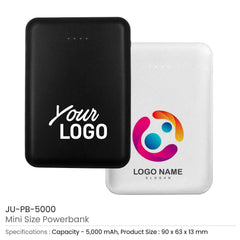 Mini Power Bank 5000 mAh | Custom Packaging Printing | Free Design Support | Yalla Printing UAE