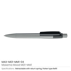 Custom Printed Mood Metal Pens | Logo Branding Corporate Gift | UAE Delivery | Yalla Printing UAE