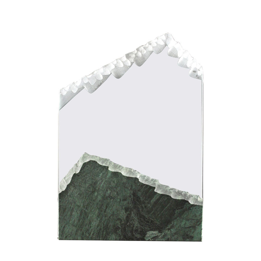 Custom Printed Mountain Shape Crystal & Marble Award | Exhibitions, Conferences, Corporate Events | Yalla Printing UAE