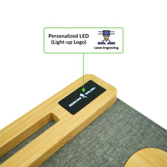 Custom Printed Multi - Function Mousepad, 15W Fast Wireless Charger & LED Logo - Premium Polyester Fabric | Premium Signage & Display Printing | Free Design Support | Yalla Printing UAE