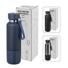 Multi-function SS Bottles, Double Wall, Base Cup, Lanyard, 500ml - Ramadan Gifts