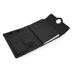USB Drives – Powerbank Portfolio Notebook , 8000 mAh , with 15W Wireless Charging | Corporate Gifts & Promotions – Yalla Printing UAE