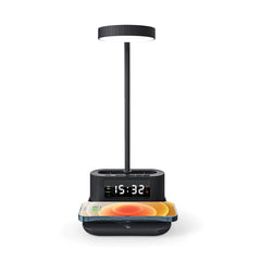 Custom Printed Desk Lamp With 15W Wireless Charger, Clock And Pen Holder | Logo Branding Corporate Gift | UAE Delivery | Yalla Printing UAE