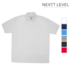 Custom Printed Nextt Level Recycled Polo T - Shirts | Custom Apparel Branding | UAE Delivery | Yalla Printing UAE