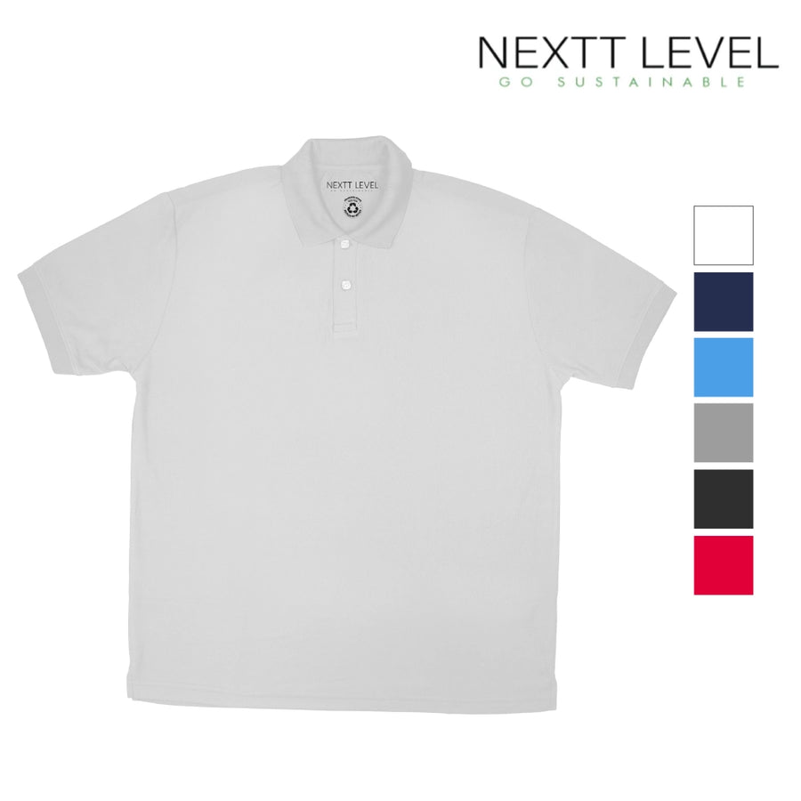 Custom Printed Nextt Level Recycled Polo T - Shirts | Exhibitions, Conferences, Corporate Events | Yalla Printing UAE