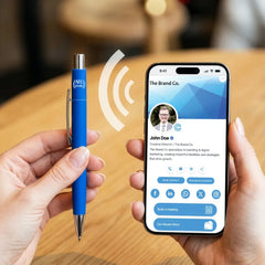 Custom Printed Nfc Smart Pens - Tap To Share Website, Contact & Social Media | Logo Branding Corporate Gift | UAE Delivery | Yalla Printing UAE