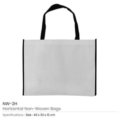 Horizontal Non-woven Bags | Custom Branded Bag | UAE Delivery | Yalla Printing UAE