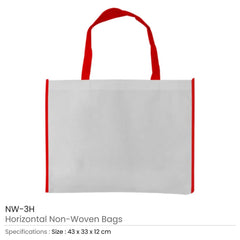 Horizontal Non-woven Bags | Custom Branded Bag | UAE Delivery | Yalla Printing UAE