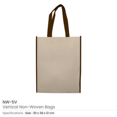 Custom Printed Vertical Non - Woven Bags | Custom Branded Bag | UAE Delivery | Yalla Printing UAE