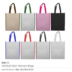 Custom Printed Vertical Non - Woven Bags | Custom Branded Bag | UAE Delivery | Yalla Printing UAE