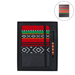 Metal Pens – Notebook and Pen Giftset in Traditional SADU Designs | Custom Packaging Printing | Free Design Support | Yalla Printing UAE