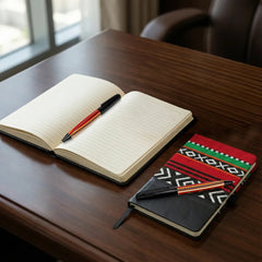 Notebook And Pen Giftset In Traditional Sadu Designs