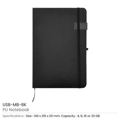 Notebook With USB Flash | Logo Branding Corporate Gift | UAE Delivery | Yalla Printing UAE
