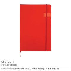 Notebook With USB Flash | Logo Branding Corporate Gift | UAE Delivery | Yalla Printing UAE