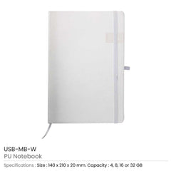 Notebook With USB Flash | Logo Branding Corporate Gift | UAE Delivery | Yalla Printing UAE
