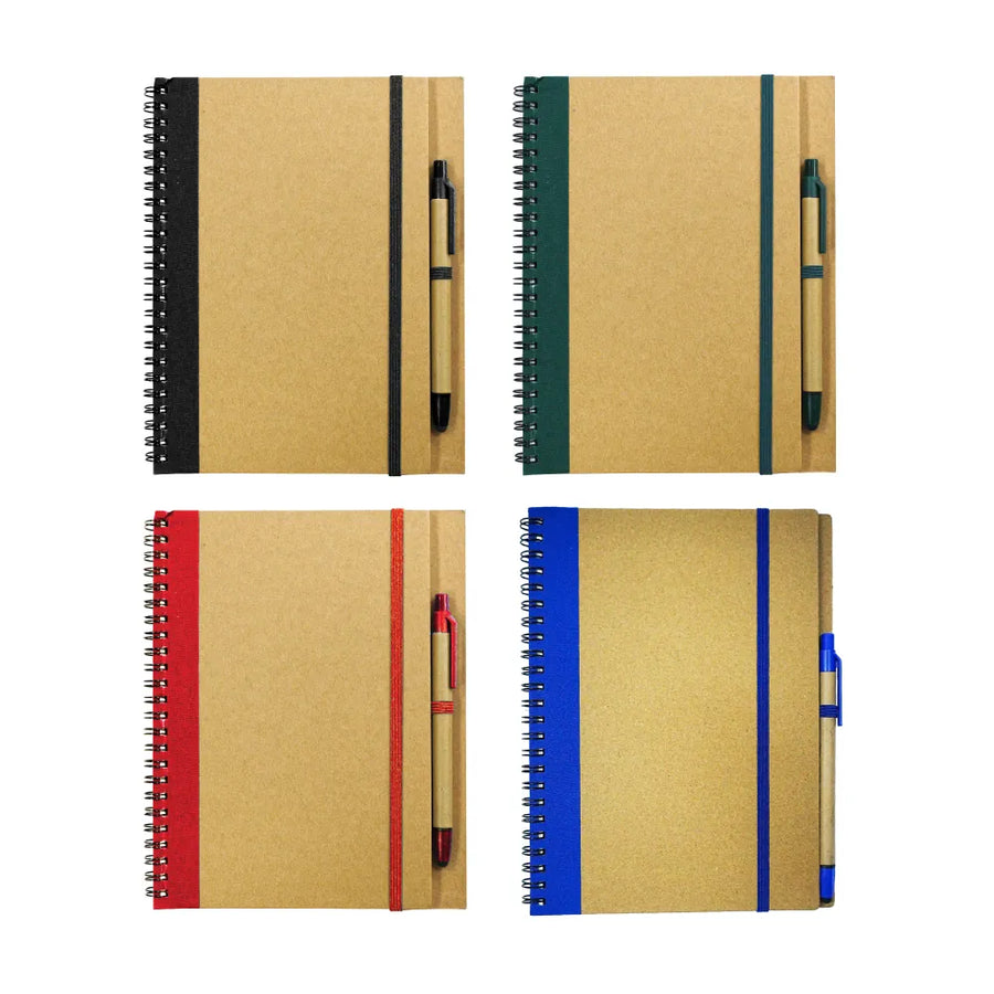 Custom Printed Recycled Notebook With Stylus Pen | Exhibitions, Conferences, Corporate Events | Yalla Printing UAE