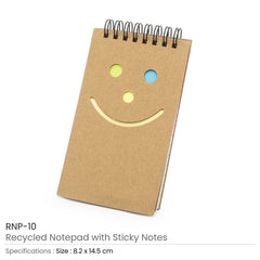 Custom Printed Notepad With Sticky Note - Cardboard / Corrugated Board | Exhibitions, Conferences, Corporate Events | Yalla Printing UAE