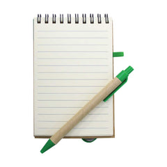 Custom Printed Recycled Notepads With Pen | Logo Branding Corporate Gift | UAE Delivery | Yalla Printing UAE