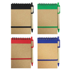 Custom Printed Recycled Notepads With Pen | Logo Branding Corporate Gift | UAE Delivery | Yalla Printing UAE