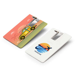 Custom Printed Otg Card Shaped USB - Portable Structure | Logo Branding Corporate Gift | UAE Delivery | Yalla Printing UAE