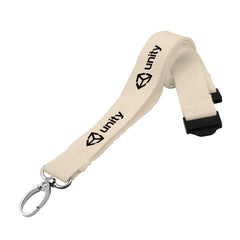 Custom Printed Organic Cotton Lanyards - Cotton Fabric | Corporate Award & Recognition Gift | UAE Delivery | Yalla Printing UAE