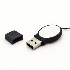 Custom Printed Oval Black Rubberized USB | Logo Branding Corporate Gift | UAE Delivery | Yalla Printing UAE