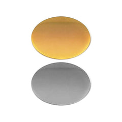 Custom Printed Oval Flat Metal Badges - Stainless Steel | Corporate Award & Recognition Gift | UAE Delivery | Yalla Printing UAE