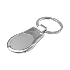 Custom Printed Oval Shaped Metal Keychains - Stainless Steel | Logo Branding Corporate Gift | UAE Delivery | Yalla Printing UAE
