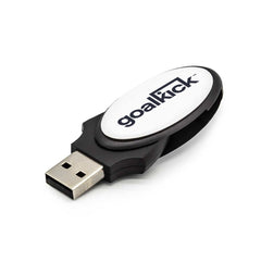 Custom Printed Oval Swivel 4Gb USB Flash Drives | Logo Branding Corporate Gift | UAE Delivery | Yalla Printing UAE