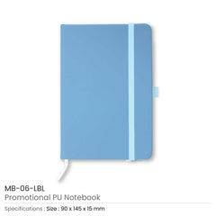 Custom Printed Pu Leather Notebook A6 Sized | Logo Branding Corporate Gift | UAE Delivery | Yalla Printing UAE