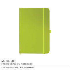 Custom Printed Pu Leather Notebook A6 Sized | Logo Branding Corporate Gift | UAE Delivery | Yalla Printing UAE