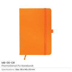 Custom Printed Pu Leather Notebook A6 Sized | Logo Branding Corporate Gift | UAE Delivery | Yalla Printing UAE
