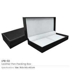 Custom Printed Leather Gift Pen Packaging Box | Custom Packaging Printing | Free Design Support | Yalla Printing UAE