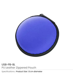 Custom Printed Pu Leather Zippered Pouch | Custom Branded Bag | UAE Delivery | Yalla Printing UAE