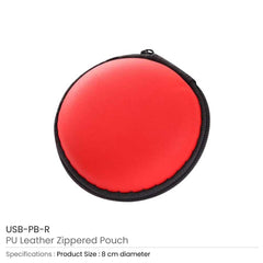 Custom Printed Pu Leather Zippered Pouch | Custom Branded Bag | UAE Delivery | Yalla Printing UAE