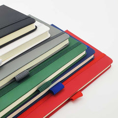Custom Printed A5 Pu Notebooks With Pen Holder | Logo Branding Corporate Gift | UAE Delivery | Yalla Printing UAE