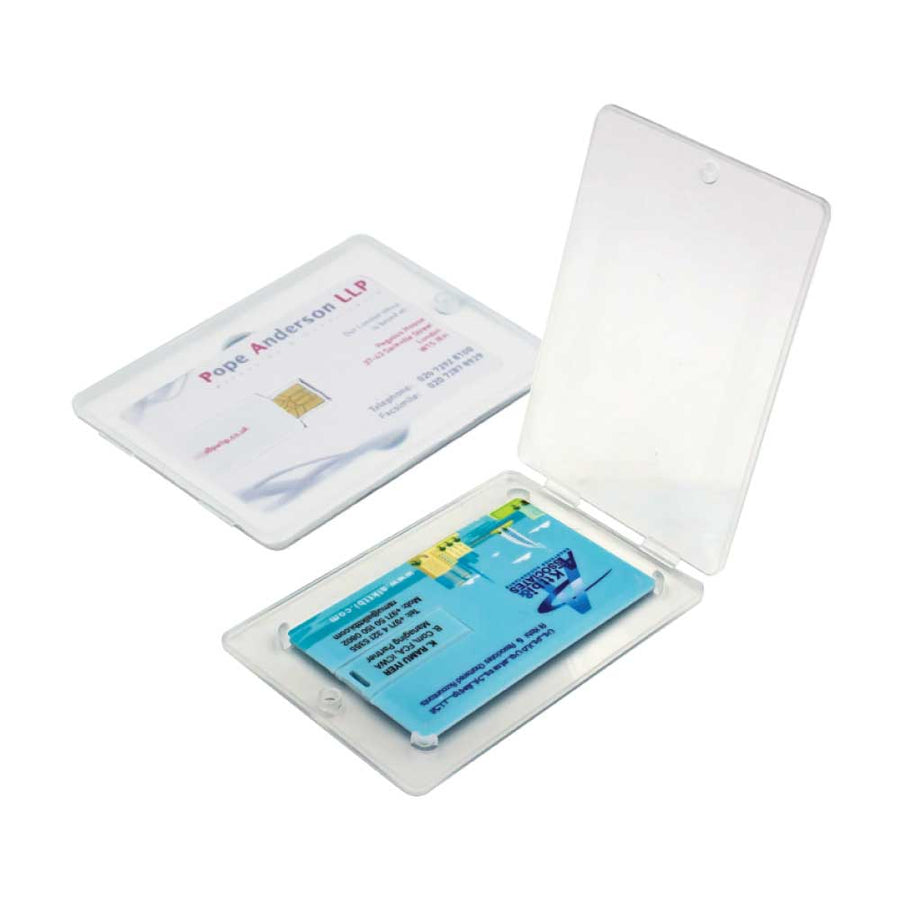 Plastic Cases for Card Shaped USB | Logo Branding Flash Drive – Yalla Printing UAE