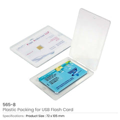 Custom Printed Plastic Cases For Card Shaped USB | Logo Branding Corporate Gift | UAE Delivery | Yalla Printing UAE