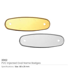 PVC Injected Name Badges | Custom Packaging Printing | Free Design Support | Yalla Printing UAE