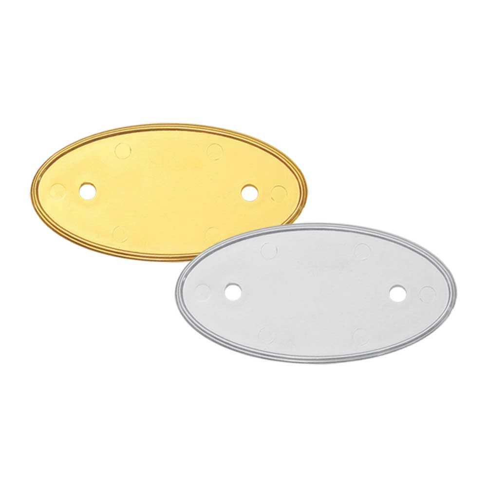 Custom Printed PVC Injected Oval Logo Badges | Corporate Award & Recognition Gift | UAE Delivery | Yalla Printing UAE