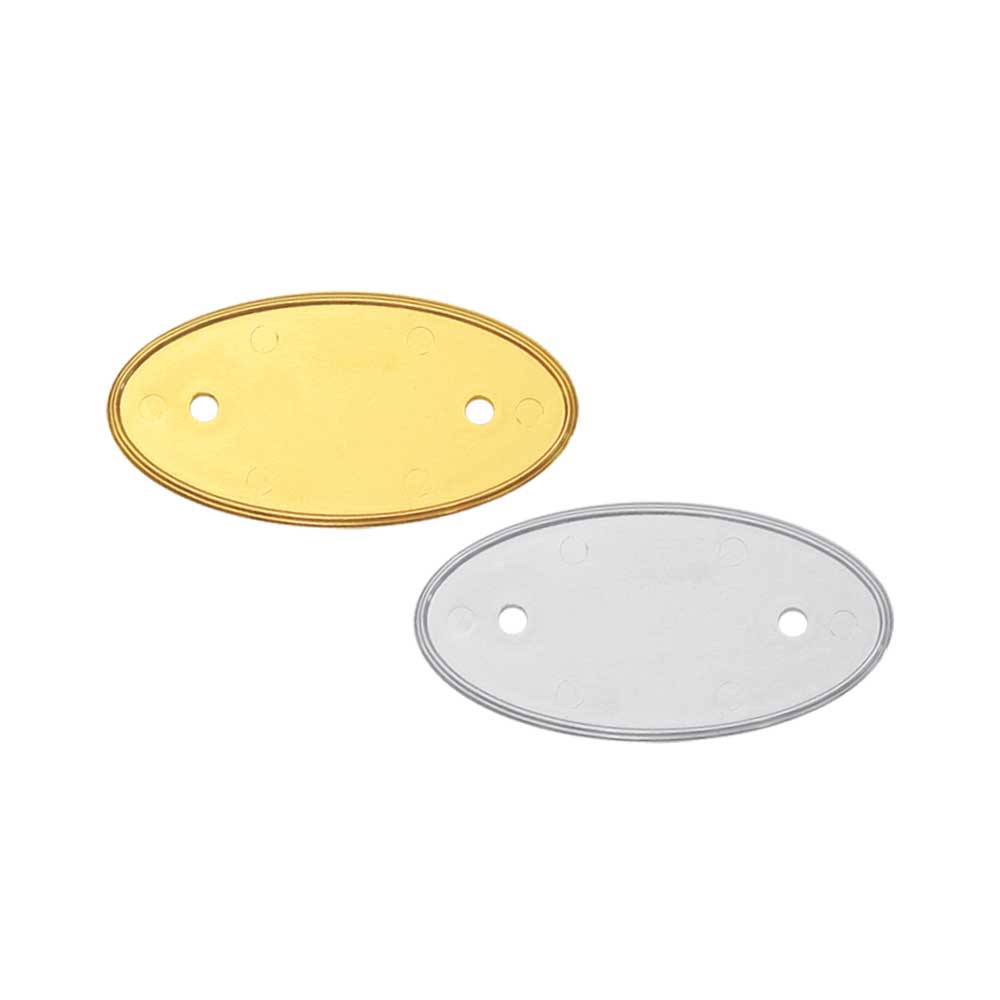 Custom Printed PVC Injected Oval Name Badges | Exhibitions, Conferences, Corporate Events | Yalla Printing UAE
