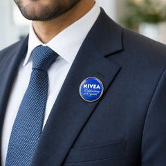 PVC Injected Logo Badges in Round Shape
