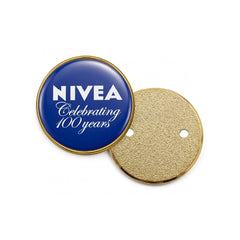 PVC Injected Logo Badges in Round Shape