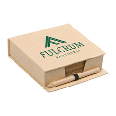 Custom Printed Pad Holder With Pencil - Recycled Paper | Exhibitions, Conferences, Corporate Events | Yalla Printing UAE
