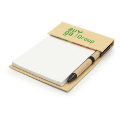 Custom Printed Notepad With Sticky Note And Pen | Logo Branding Corporate Gift | UAE Delivery | Yalla Printing UAE