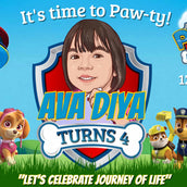 Paw Patrol Adventure Birthday Banner" - Join the Paw-some Party! - Yalla Printing